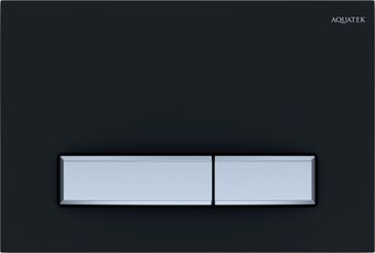 Панель смыва Aquatek Slim KDI-0000026 (черный матовый)