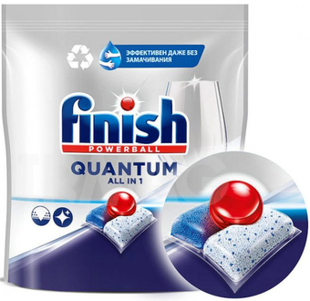 Таблетки для посудомоечной машины Finish Powerball Quantum (18 шт)