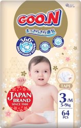 Goo.N Premium Soft 3 M 5-9 кг (64 шт)