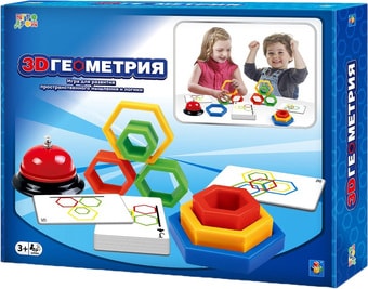 Настольная игра 1toy Игродром 3D Геометрия