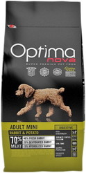 Корм для собак Optimanova Adult Mini Digestive Rabbit & Potato 2 кг