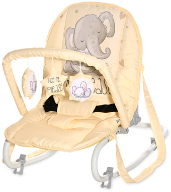 Шезлонг Lorelli Eliza 2023 (yellow cute elephant)