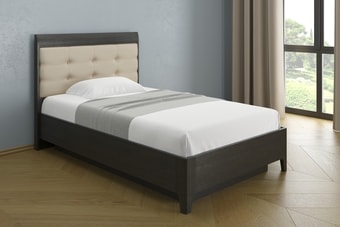 Кровать Лером Камелия КР-1072-ВЕ 140x200 (дуб венге)