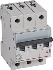 Выключатель автоматический Legrand TX3 3P 40AС 6kA 3M 404060