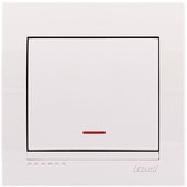 Выключатель Lezard Deriy 702-0202-111 (белый)