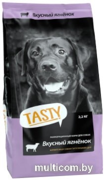 Сухой корм для собак Tasty Для взрослых собак с ягненком 15 кг
