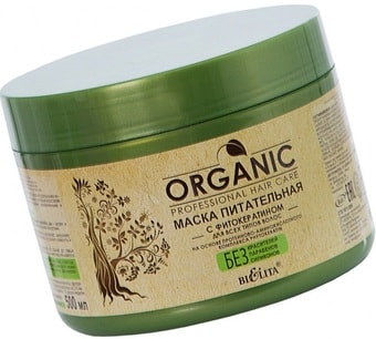 Belita Organic питательная с фитокератином для всех типов волос 500 мл