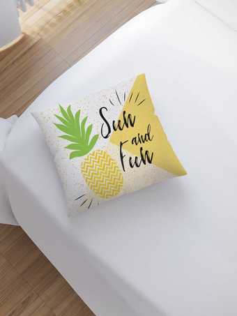 Чехол на подушку JoyArty Яркий ананас sl_77448