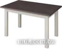 Кухонный стол Senira Кастусь 110-145x70 (венге/белый)