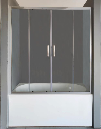 Стеклянная шторка для ванны Pelican SSW02417