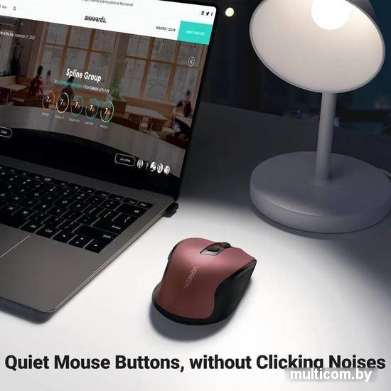 Мышь Ugreen MU006 (красный)