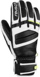 Горнолыжные перчатки Reusch Master Pro 6101109-7746 (р-р 8.5, Black/White/Safety Yellow)