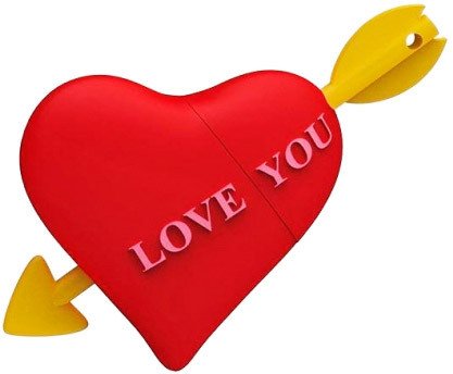 USB Flash Iconik Heart 16GB (RB-HEART-16GB)