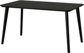 Обеденный стол Ikea Лисабо (черный) 503.824.50