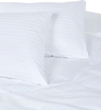 Постельное белье GoodNight Pure Страйп-сатин 1.5сп 417429 (белый)
