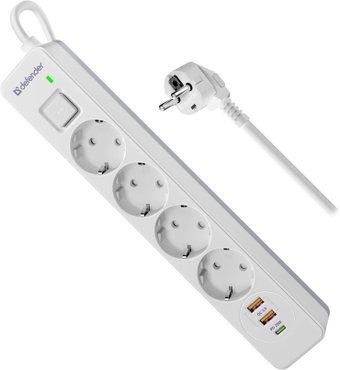 Сетевой фильтр Defender DFS 143 (3 м)