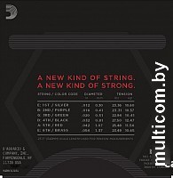 Струны для гитары D'Addario NYXL1254