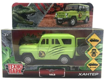 Легковой автомобиль Технопарк UAZ Hunter Динозавры HUNTER-12DIN-GN
