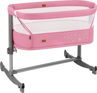 Приставная детская кроватка Nuovita Accanto Vicino (розовый)