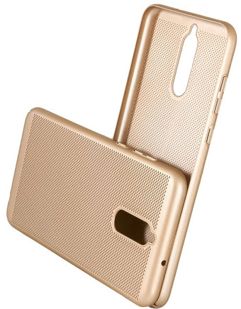 Чехол для телефона Case Matte Natty для Huawei Mate 10 Lite PC (золотой)