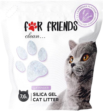 Наполнитель для туалета For Friends Силикагелевый TUZ800 7.6 л