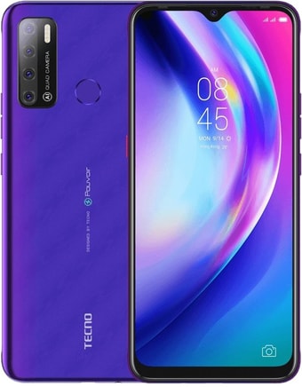 Смартфон Tecno Pouvoir 4 (фиолетовый)