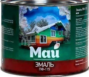 Эмаль Ярославские краски Май ПФ-115 1.9кг (синий)