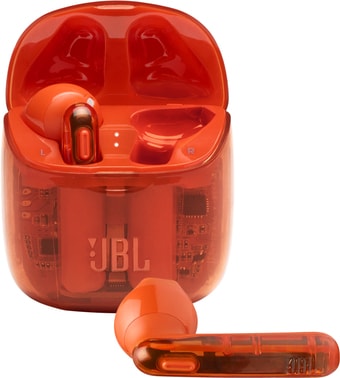 Наушники JBL Tune 225 TWS Ghost Edition (оранжевый)