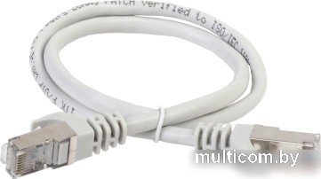 Кабель ITK RJ 45 - RJ45 PC01-C6F-2M (2 м, серый)