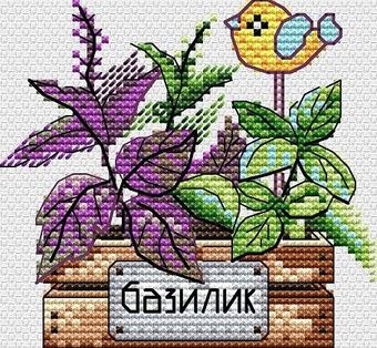 Набор для вышивания Жар-Птица Базилик