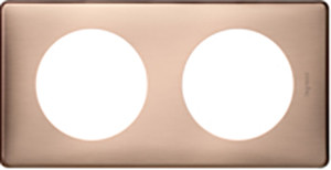 Рамка Legrand Celiane 2 поста (медь)