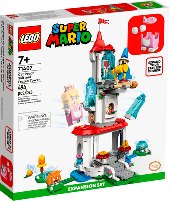 Конструктор LEGO Super Mario 71407 Наряд Пич-кошки и Ледяная башня