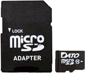 Карта памяти Dato microSDHC DTTF016GUIC10 16GB (с адаптером)