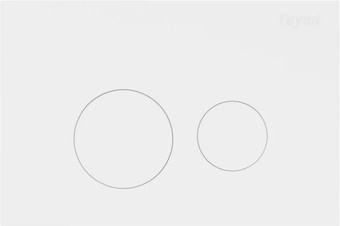 Панель смыва Teymi Lina T70019WM (белый матовый)