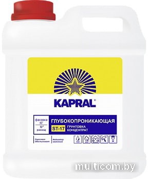 Акриловая грунтовка Kapral ST-17 Глубокопроникающая (10 л)
