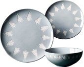 Столовый сервиз Arya Christmas Siberia 8680943243096 (12шт, серый)