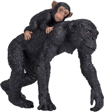 Фигурка Konik Шимпанзе с детенышем AMW2113