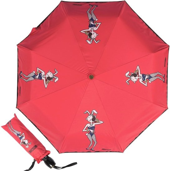 Зонт Moschino 8104-OCC Olivia Playboy Red