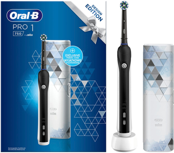 Электрическая зубная щетка Oral-B Pro 1 750 Cross Action D16.513.1UX (черный)