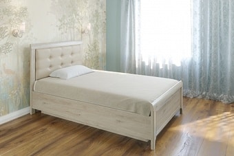 Кровать Лером Карина КР-1031-ГС 120x200 (гикори джексон светлый)