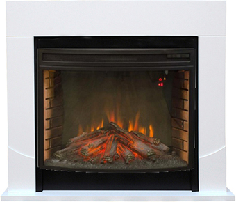 Каминокомплект Smolcom Luton FS33/FS33W/L33 с RealFlame FireSpace 33 S IR (бьянко)