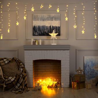 Бахрома Luazon Бахрома-арка 2.5x1.2 м 136 Led 3612418 (белый теплый)
