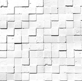 Декоративный камень Polinka Тарвертин 3Д 0400 (белый)