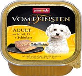 Консервированный корм для собак Animonda Vom Feinsten Adult с говядиной, яйцом и ветчиной 150 г