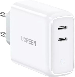 Сетевое зарядное Ugreen CD199 70264 (белый)