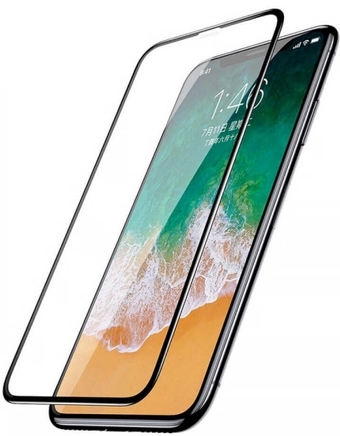 Защитное стекло Case 3D Rubber для Apple iPhone 11/XR (черный)