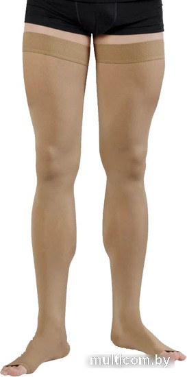 Чулки компрессионные Tonus Elast 0403 Lux 2кл без мыска (р.2/рост 2, карамельный)