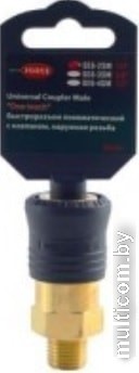 RockForce Быстроразъем пневмат с клапоном нар рез 1/2" RF-SE6-4SM