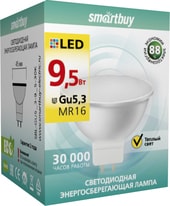 Светодиодная лампа SmartBuy MR16 GU5.3 9.5 Вт 3000 К [SBL-GU5_3-9_5-30K]