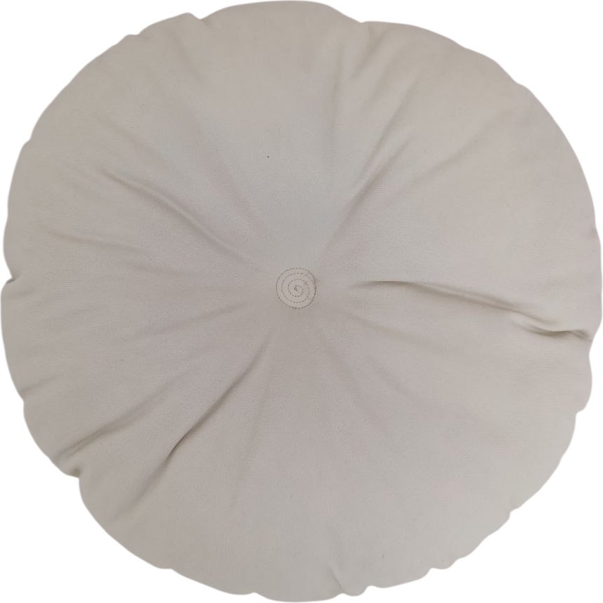 Декоративная подушка Sled Круглая 40x40x10 (молочный)